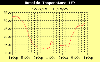 Outside Temperature History